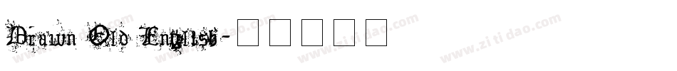 Drawn Old English字体转换